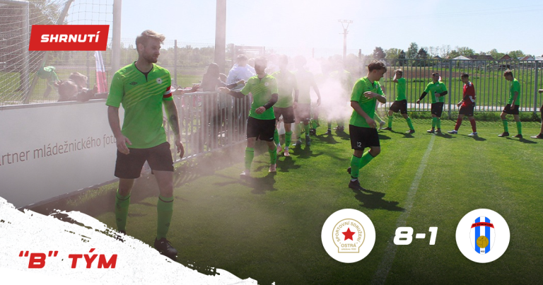 Rezerva Ostré rozstřílela Dymokury 8:1!