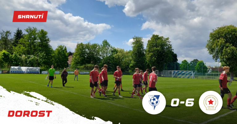 Dorostenci Ostré deklasovali Poříčany na jejich hřišti 6:0!