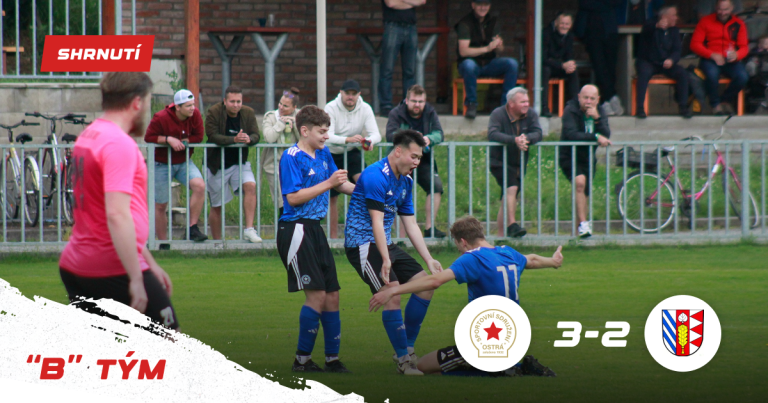 Béčko zlomilo neporažený Stratov a slaví vítězství v derby!