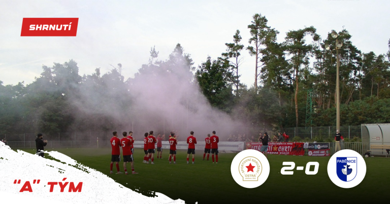 Áčko se vrátilo na vítěznou vlnu! Doma jsme přehráli Paběnice 2:0