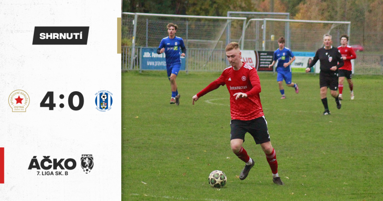 Áčko zvládlo dohrávku s Českým Brodem a slaví výhru 4:0!
