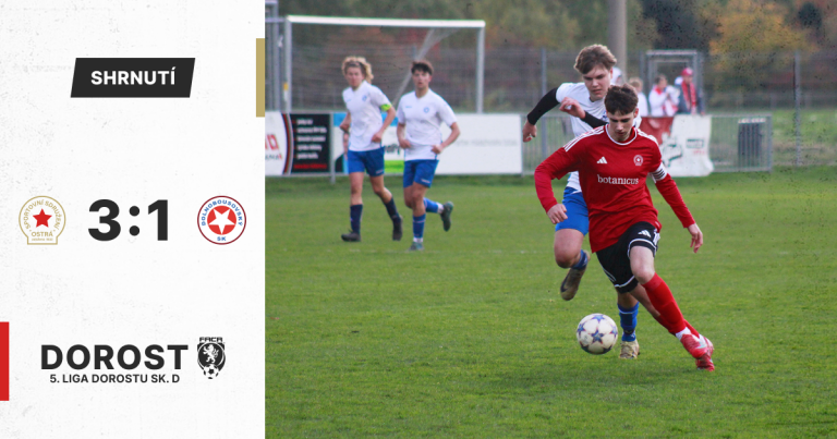 Dorost doma přehrál Dolní Bousov a slaví výhru 3:1!