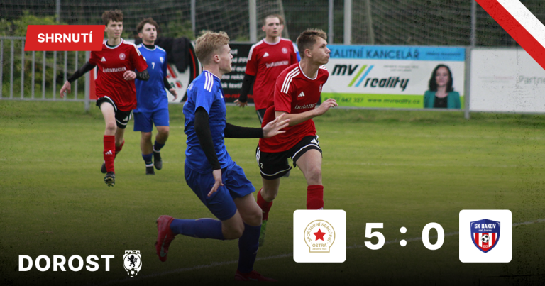 Dorost si poradil s Bakovem a slaví výhru 5:0!