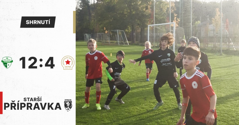 Starší přípravka v Nymburce bojovala, ale silnému Polabanu podlehla 12:4